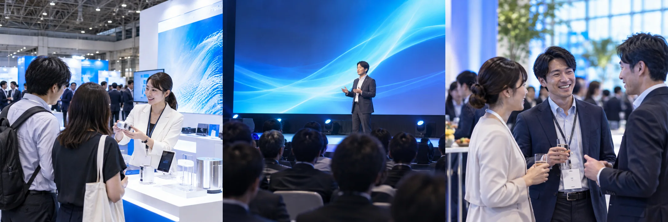 イベント・展示会向け映像表現のAI生成イメージ
