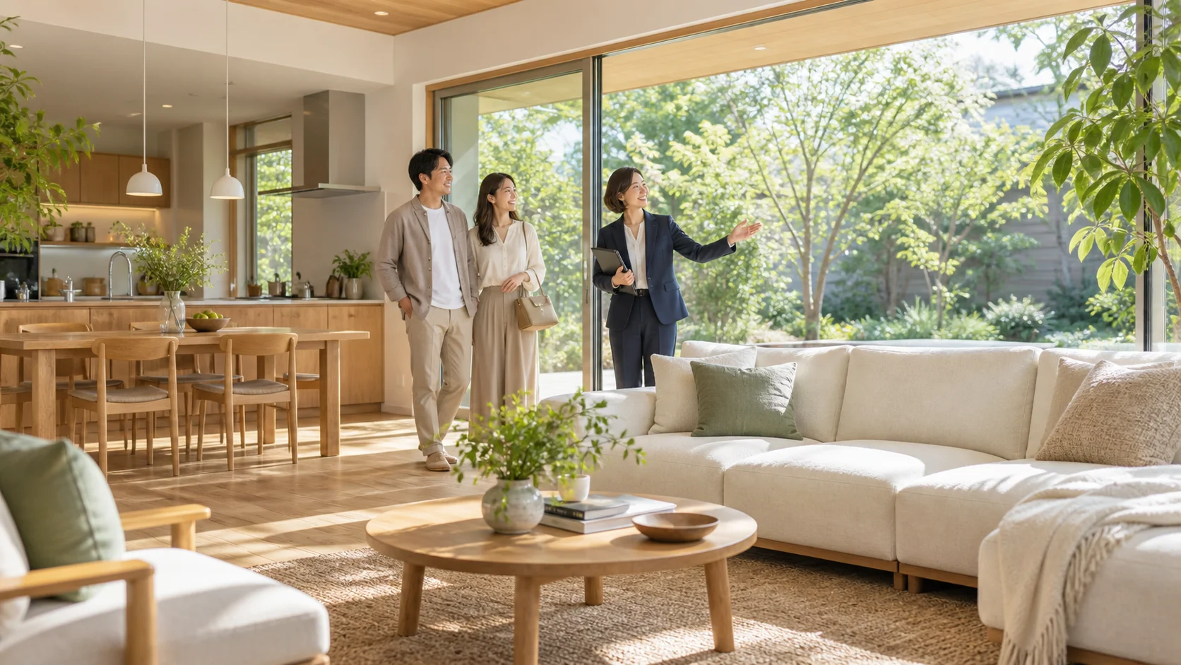 不動産・住宅・リフォームの現場・サービスを表現したAI生成イメージ