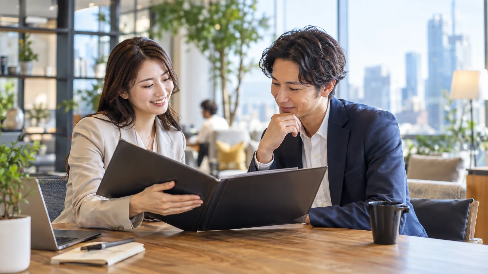 人材の現場・サービスを表現したAI生成イメージ